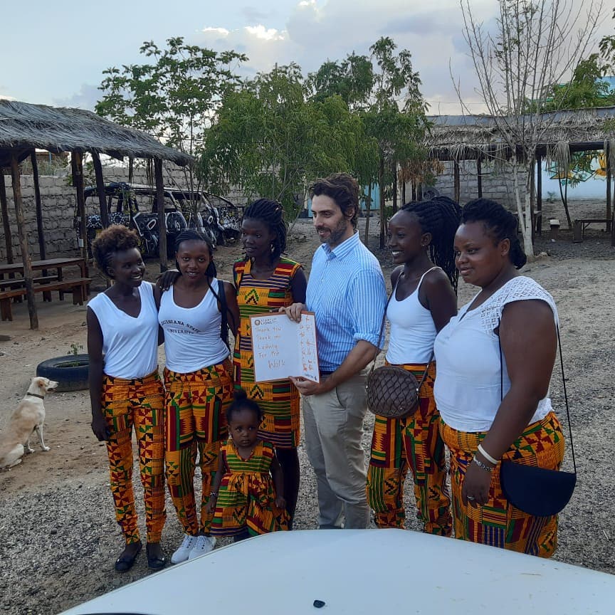 If we can’t reward then you should thank.Thank you Ludwig for the walk.#learning_lions #brizan #codewithgirls